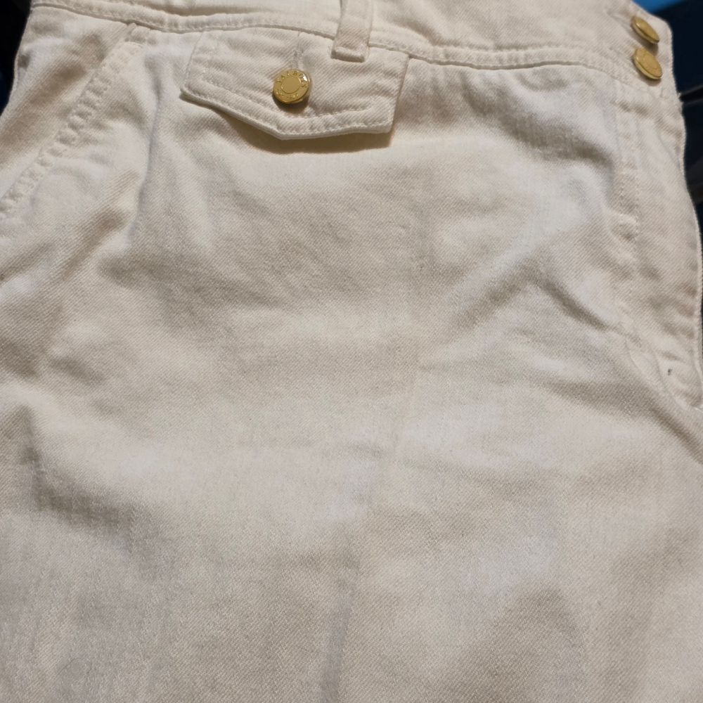 Talbots Woman White Sailor Style Preppy Wide Leg Pants - Size 18W - Picture 7 of 7